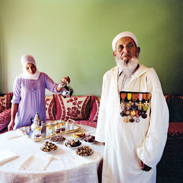 Ali Nadi et sa fille © Roberto Battistini