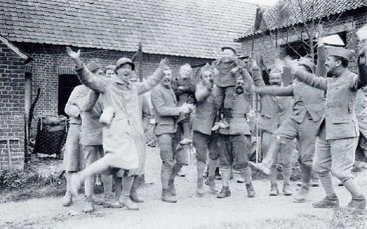 Image : Hoorelecke – l’Armistice. Collection Troadec - Archives départementales des Côtes-d'Armor