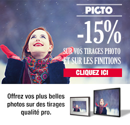 -15% sur vos tirages photo et sur les finitions