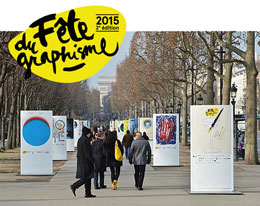 La Fête du graphisme à Paris, l'exposition « Célébrer la Terre » sur les Champs-Élysées