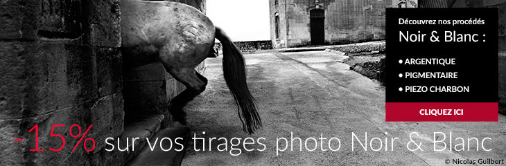 -15% sur vos tirages photo Noir & Blanc