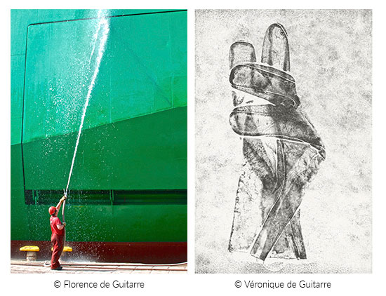 Véronique et Florence de Guitarre exposent « Chantier Naval »