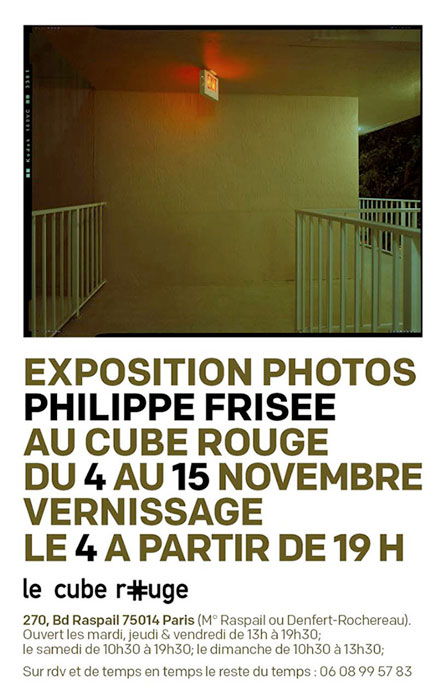 Philippe Frisée expose au cube rouge