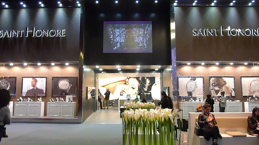 Vue du stand Saint Honoré à Baselworld 2016